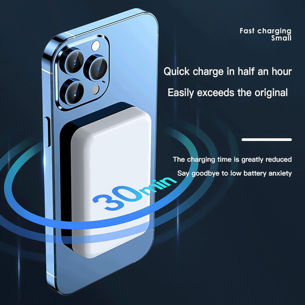 Revolutionary 20000mAh Magnetic Power Bank with Wireless Charging for iPhone