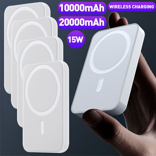 Revolutionary 20000mAh Magnetic Power Bank with Wireless Charging for iPhone