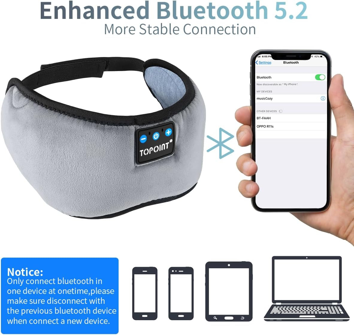 Bluetooth Sleep Eye Mask