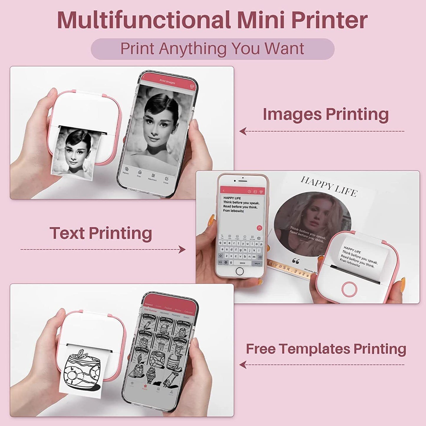  Portable Inkless Printer