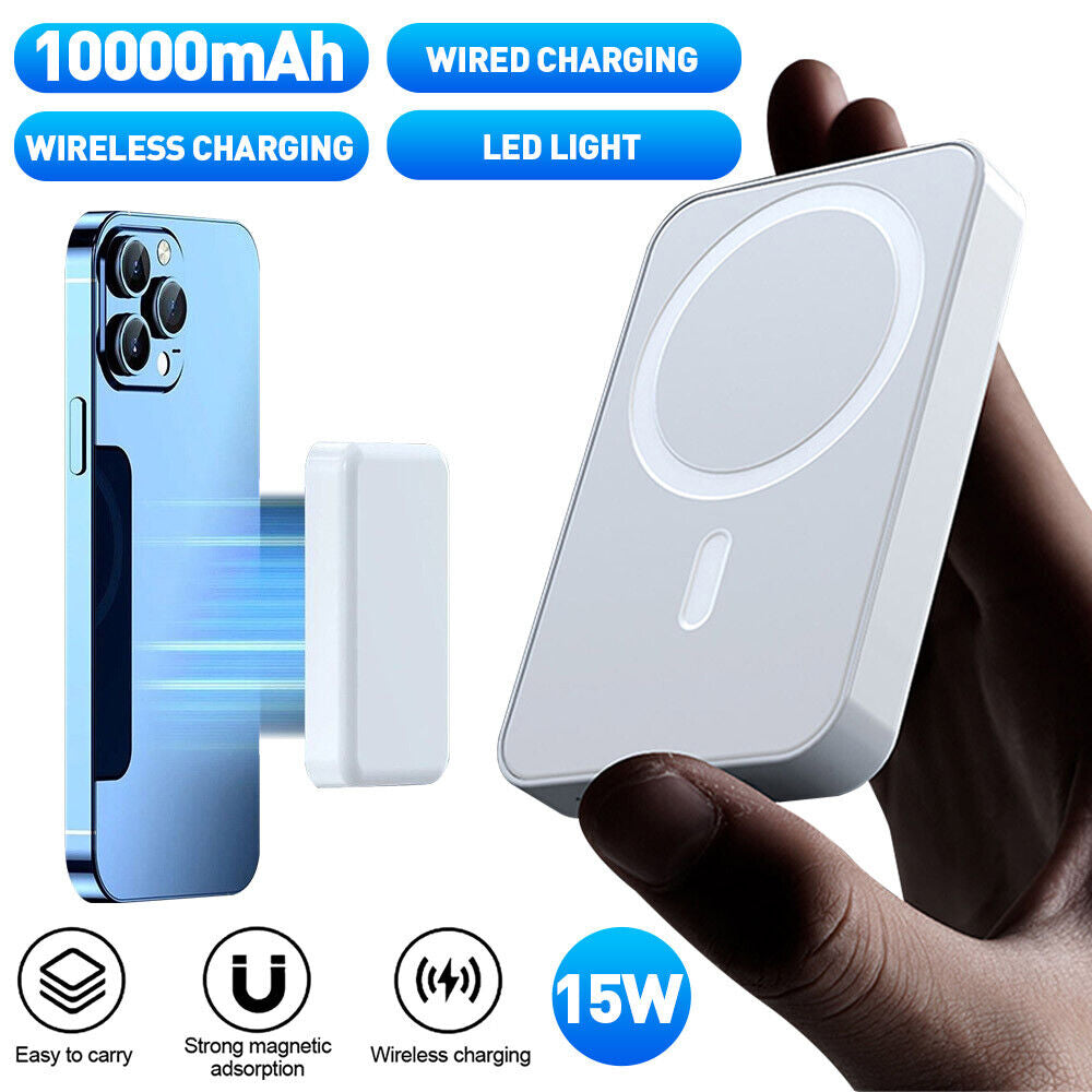 Revolutionary 20000mAh Magnetic Power Bank with Wireless Charging for iPhone